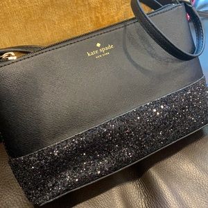 Black Kate Spade Ramey Greta Court Crossbody